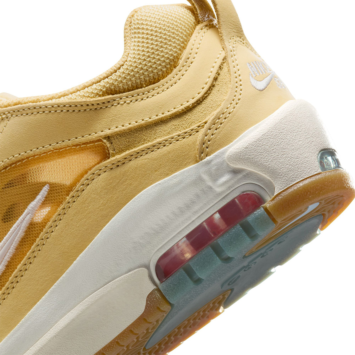 Nike SB Air Max Ishod ISO Saturn Gold/Sail-Saturn Gold-Solar Flare-Gum Lt Brown-Safety Orange