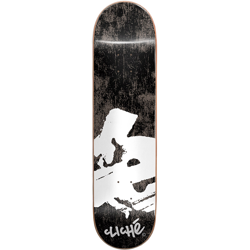 Cliché Europe RHM Skateboard Deck Black 8.125