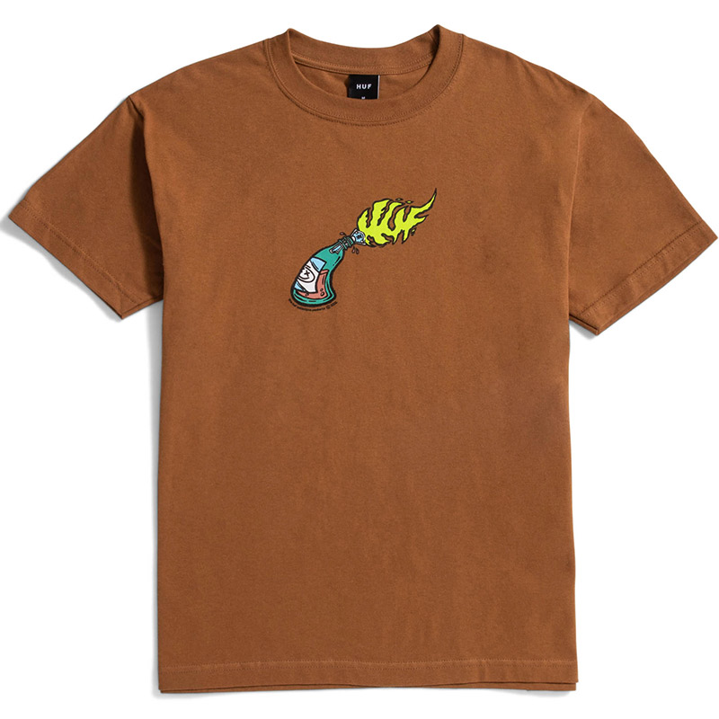 HUF Fire Starter T-Shirt Rubber HUF Fire Starter T-Shirt Rubber