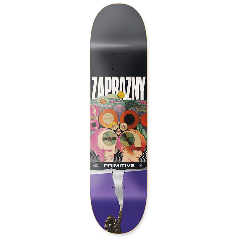 Primitive Zaprazny Rythym Skateboard Deck Purple 8.0