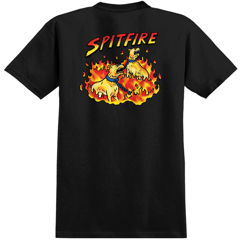 Spitfire Hell Hounds II T-Shirt Black Spitfire Hell Hounds II T-Shirt Black