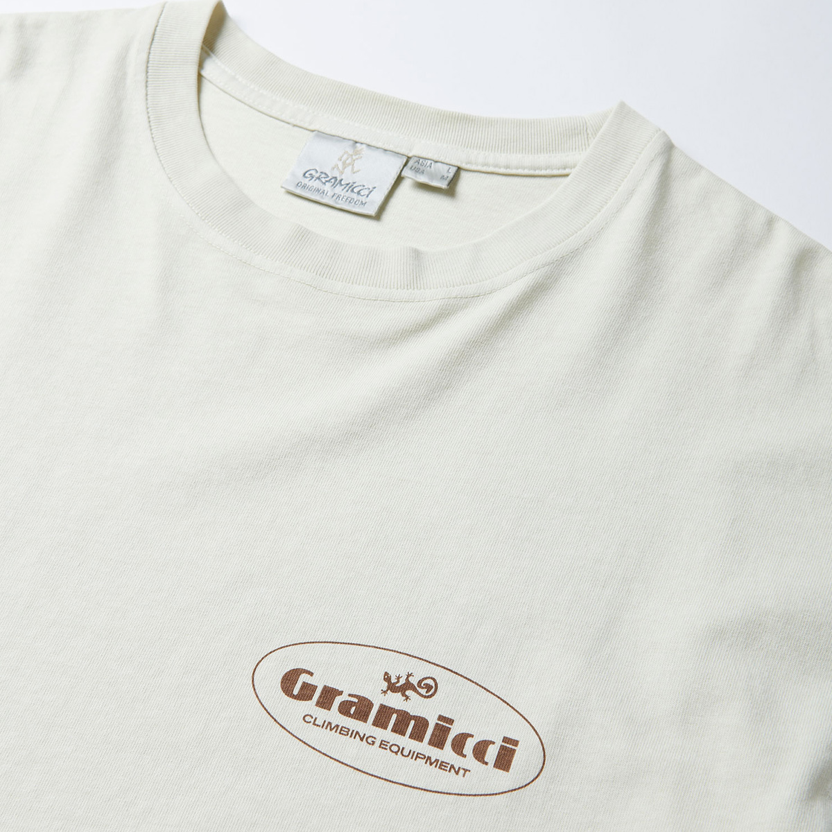 Gramicci Climbing Equipment T-Shirt Natural Pigment Gramicci Climbing Equipment T-Shirt Natural Pigment