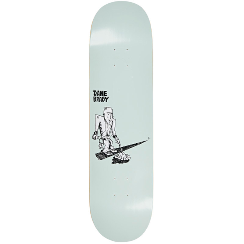 Polar Dane Brady Mopping Skateboard Deck Green 8.375