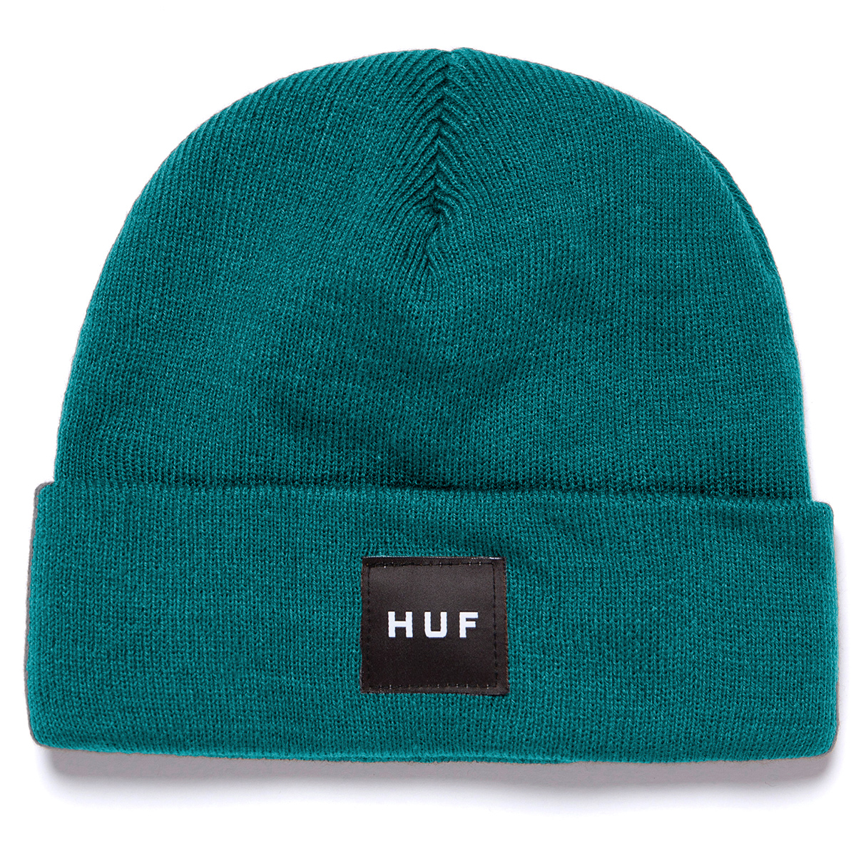 HUF Essentials Box Logo Cuff Beanie Sycamore HUF Essentials Box Logo Cuff Beanie Sycamore