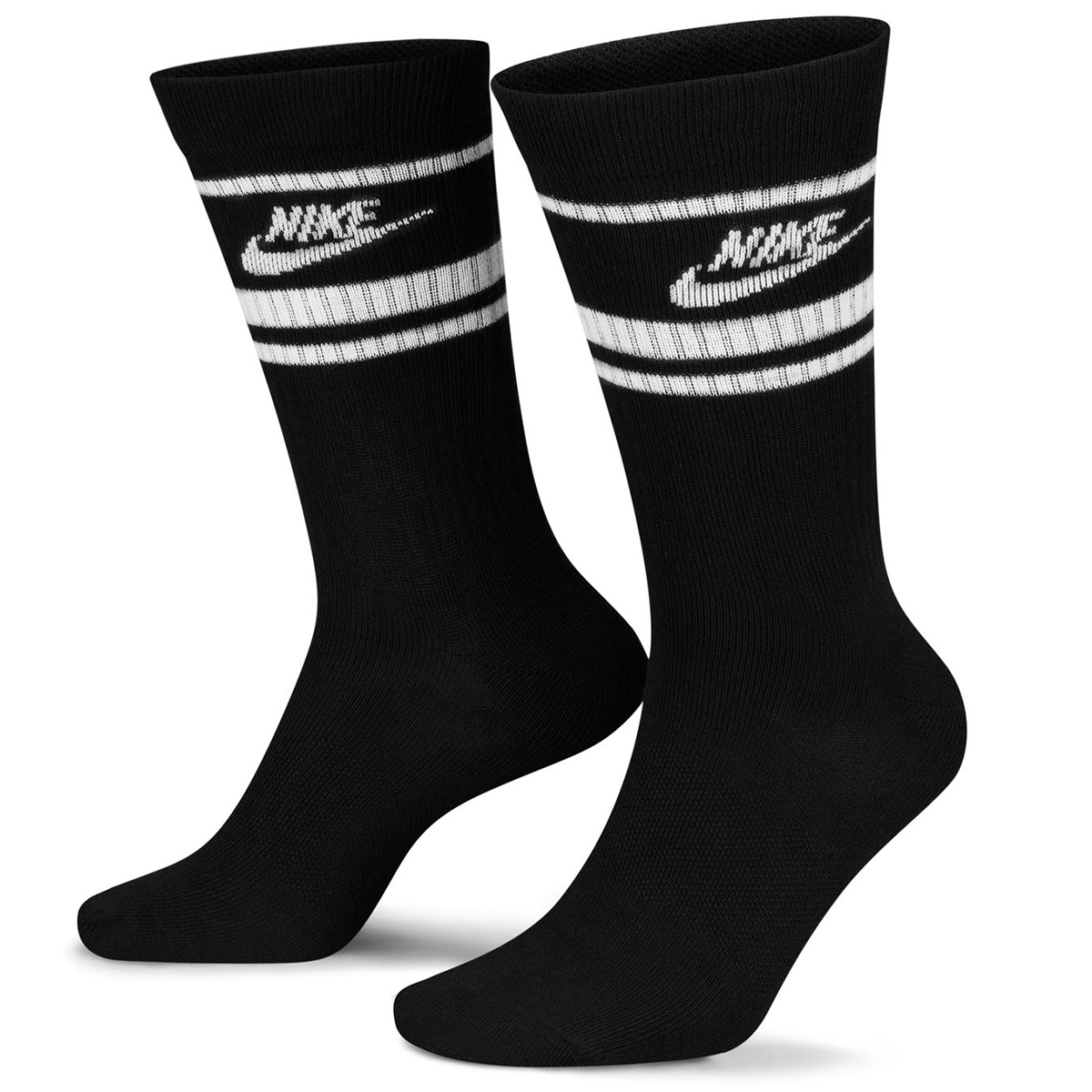 Nike SB Sportwear Everyday Essential Crew Sock Black/White 3-Pack Nike SB Sportwear Everyday Essential Crew Sock Black/White 3-Pack