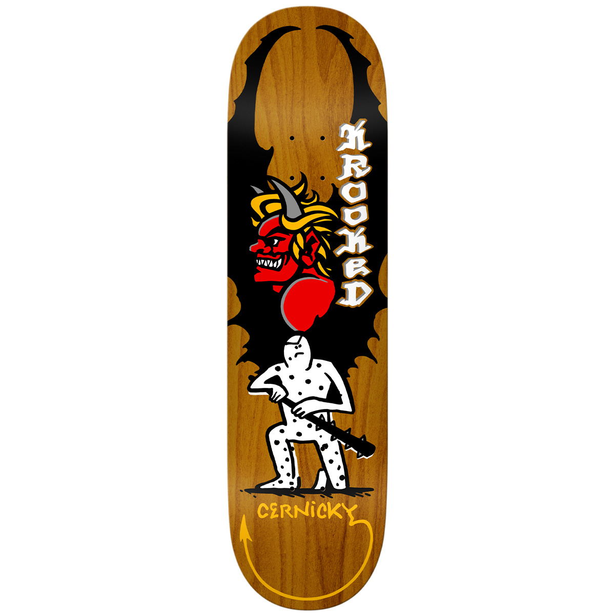 Krooked Cernicky Devil Ed Skateboard Deck 8.5