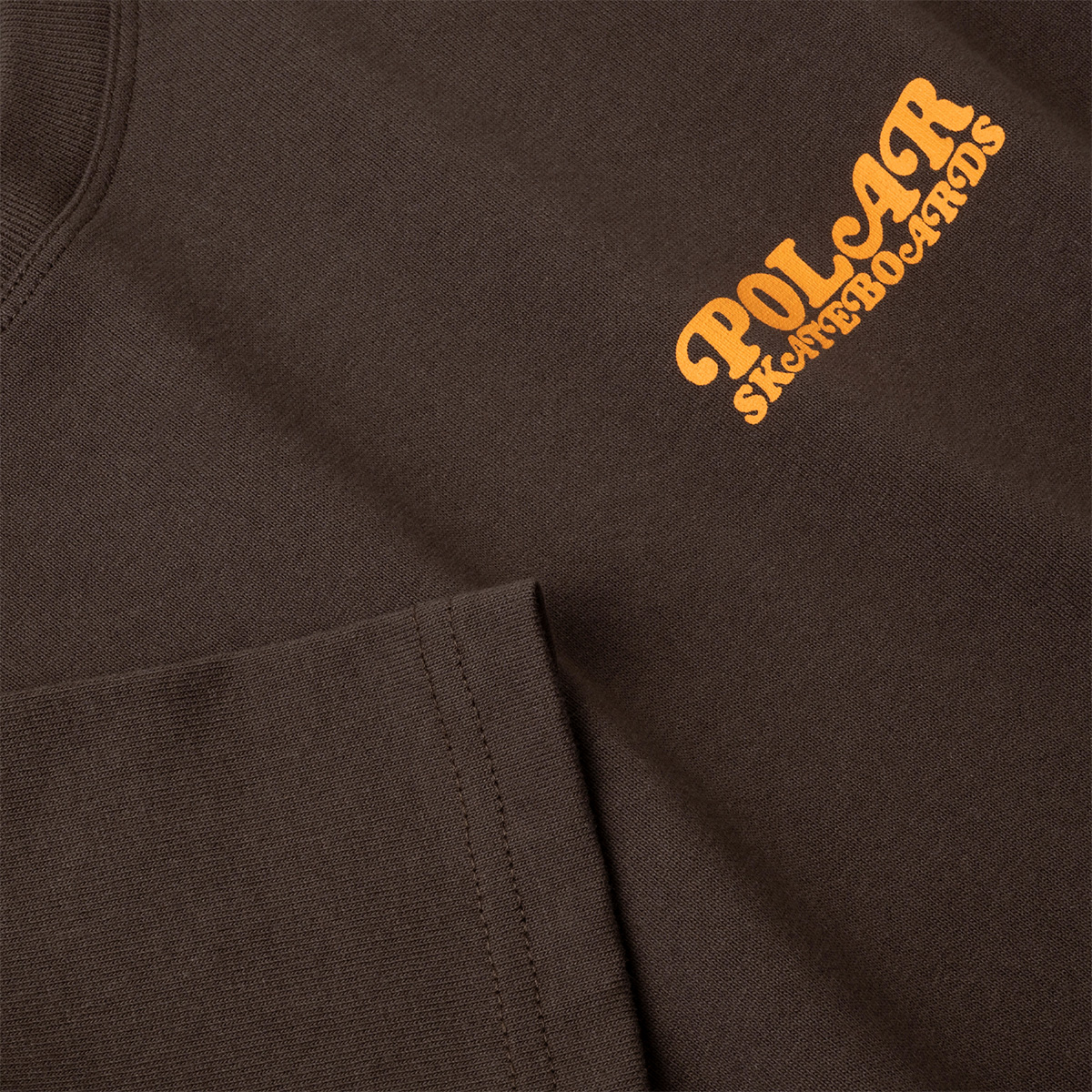 Polar Fields T-Shirt Chocolate Polar Fields T-Shirt Chocolate