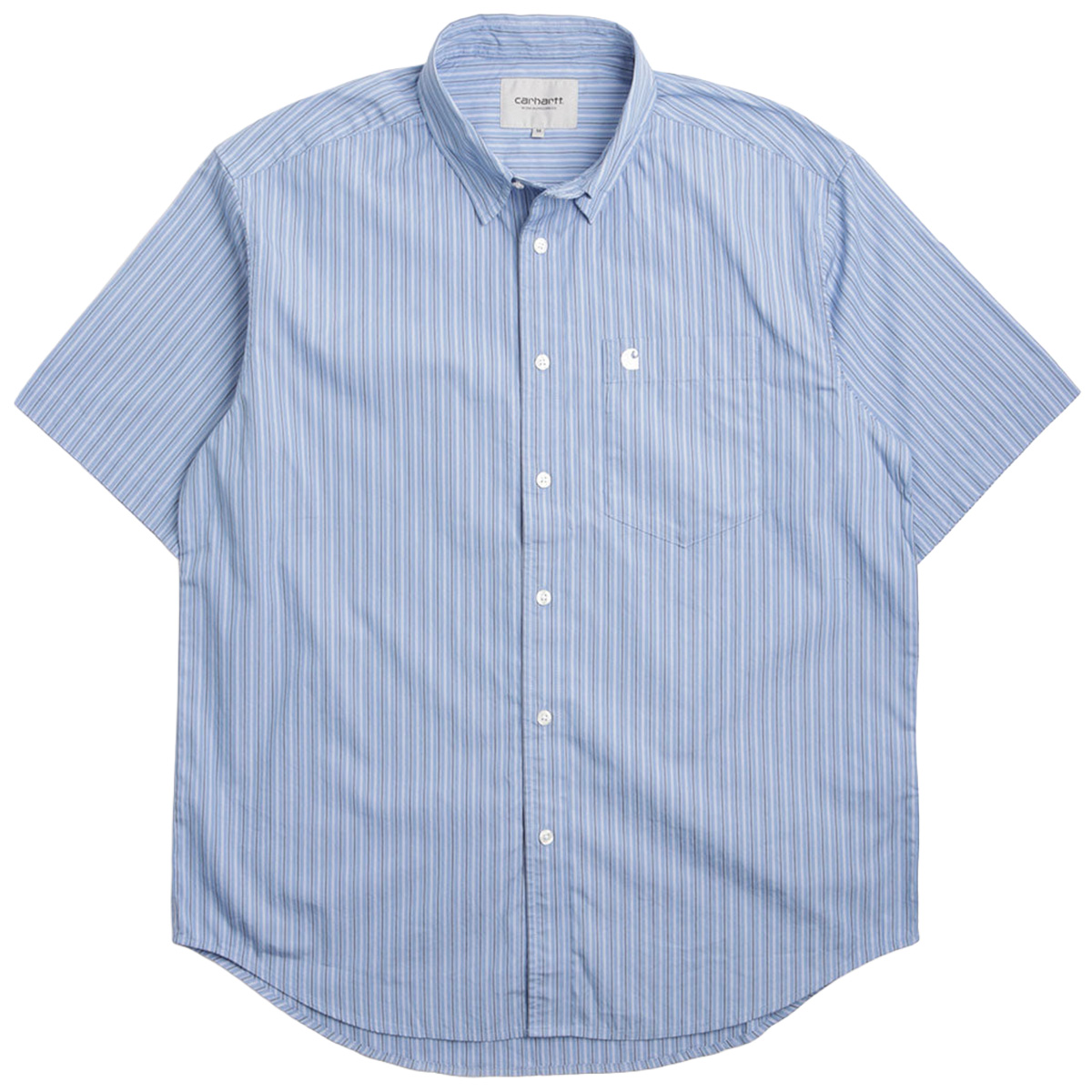Carhartt WIP Keene Shirt Keene Stripe Curacao