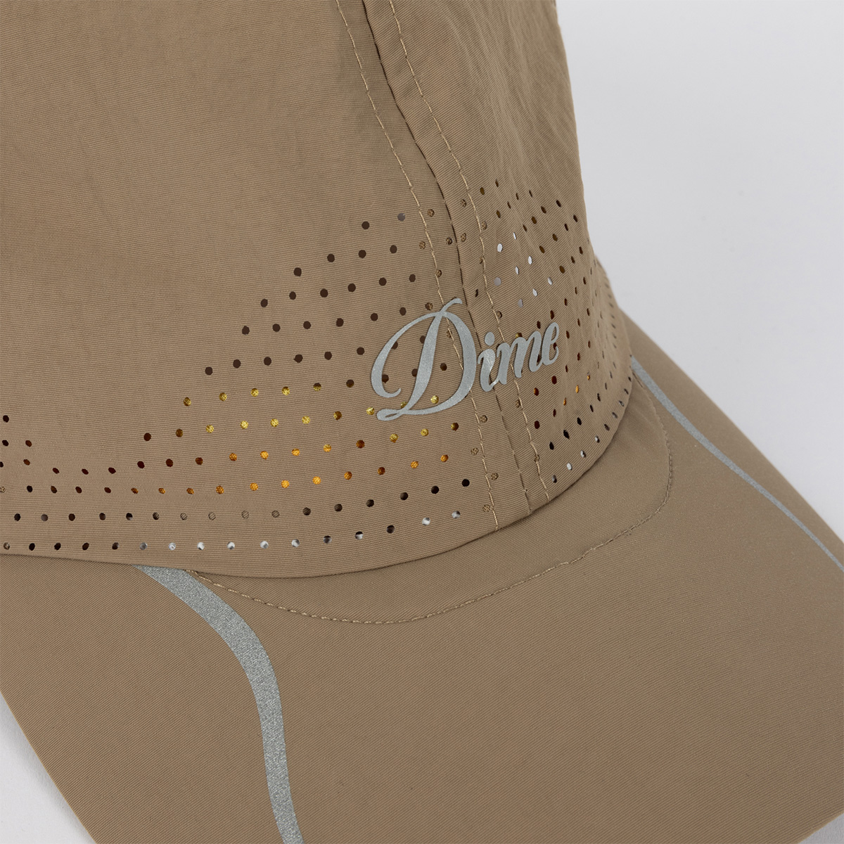 Dime Cursive Tech Cap Taupe