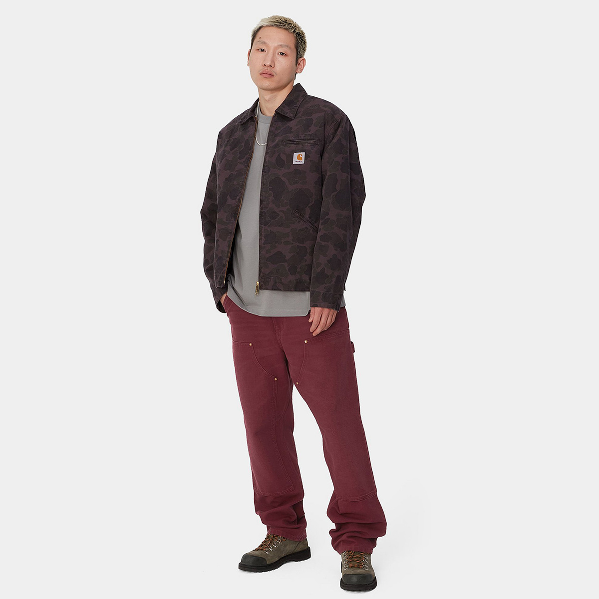 Carhartt WIP Double Knee Pant Malbec Aged Canvas Carhartt WIP Double Knee Pant Malbec Aged Canvas
