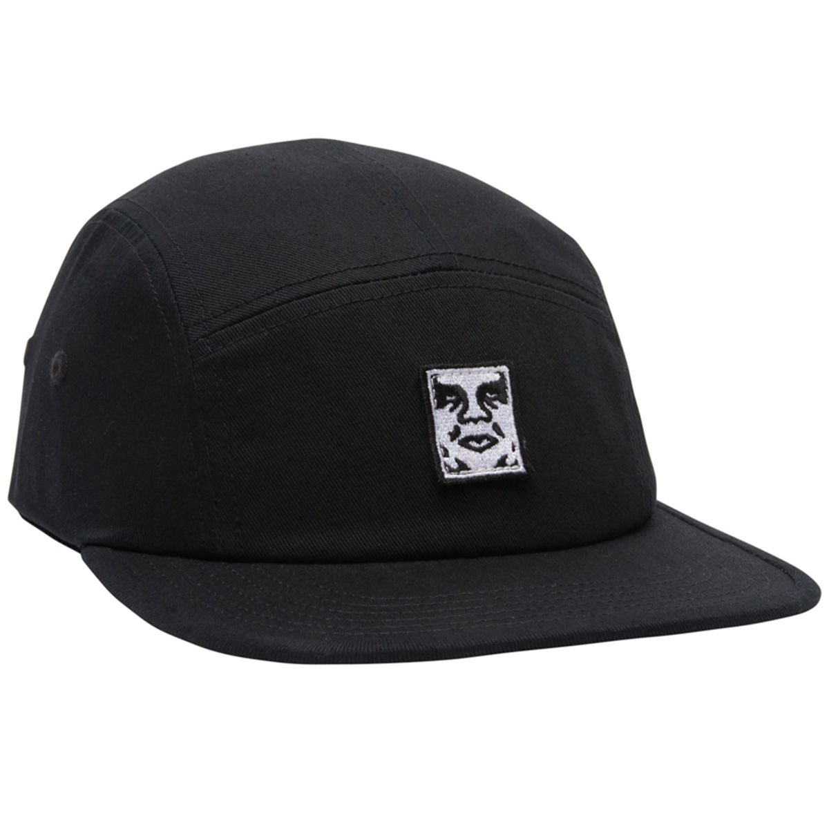 Obey Icon Patch Twill Camp Hat Black Obey Icon Patch Twill Camp Hat Black