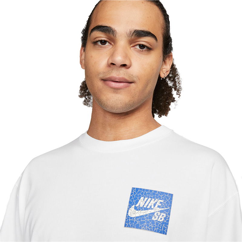 Nike SB Mosaic T-Shirt White Nike SB Mosaic T-Shirt White