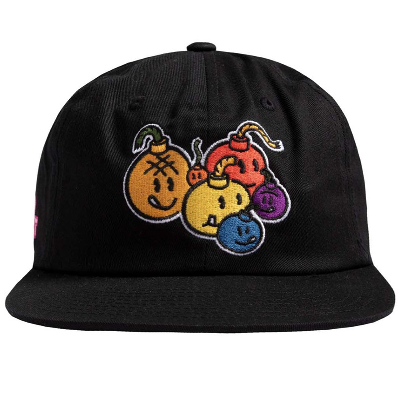 The Hundreds Froots Snapback Cap Black The Hundreds Froots Snapback Cap Black