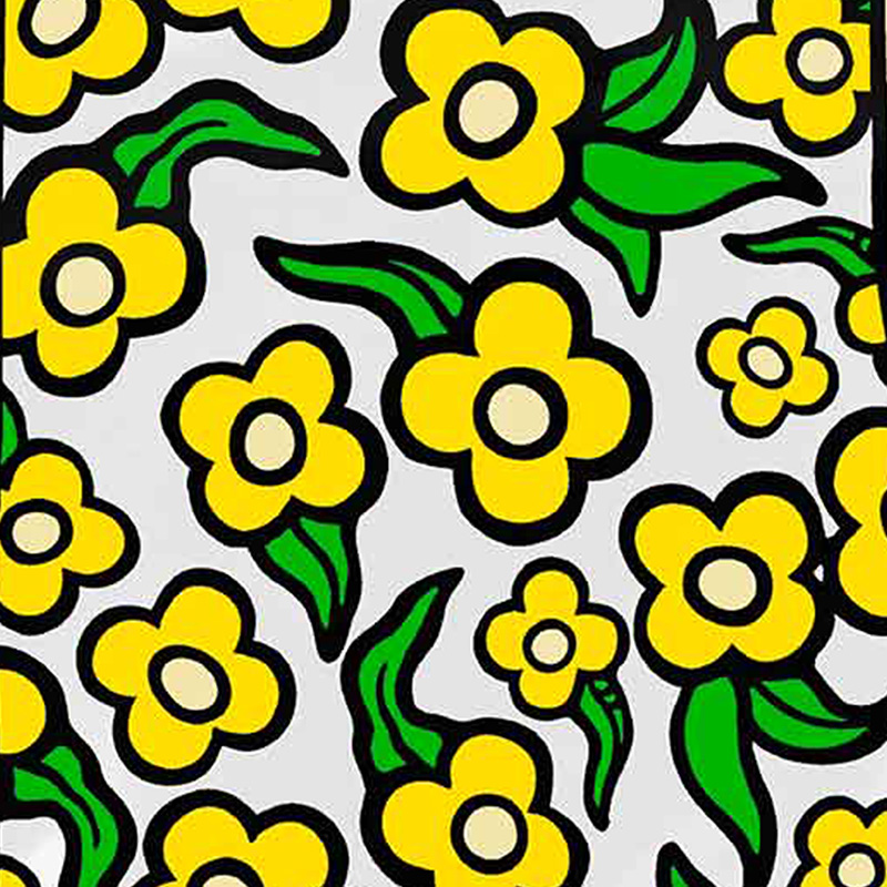 Krooked Flower Frame Sticker Krooked Flower Frame Sticker