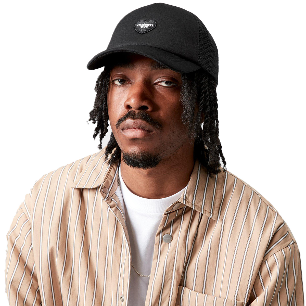 Carhartt WIP Heart Patch Trucker Cap Black