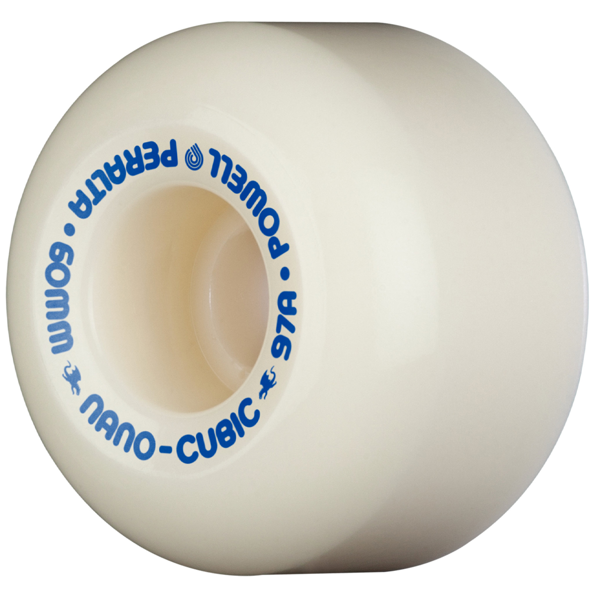 Powell Peralta Dragon Formula Nano Cubic Wheels White/Blue 97A 60mm x 38mm