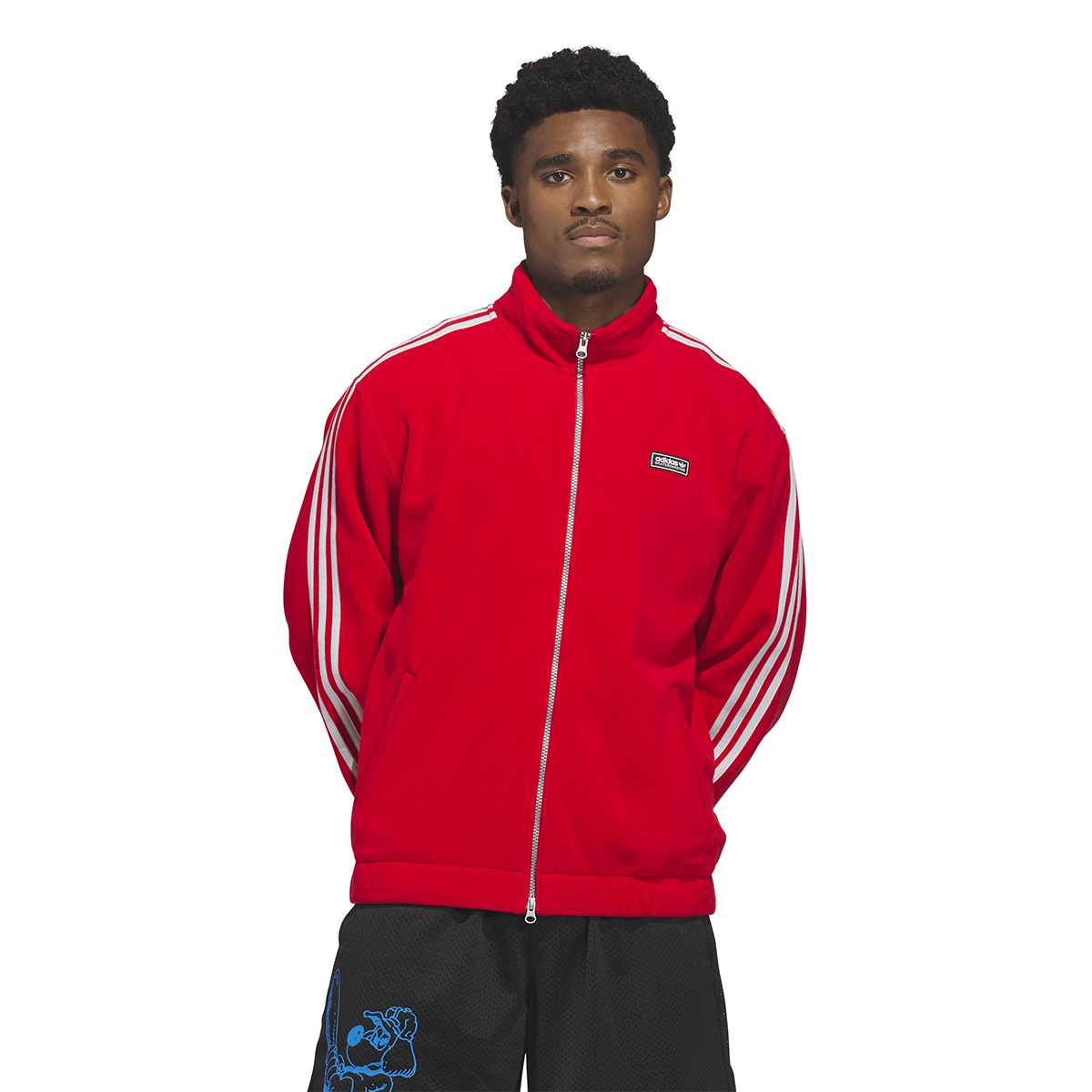 Adidas Kogan Jacket Better Scarlet/Light Solid Grey