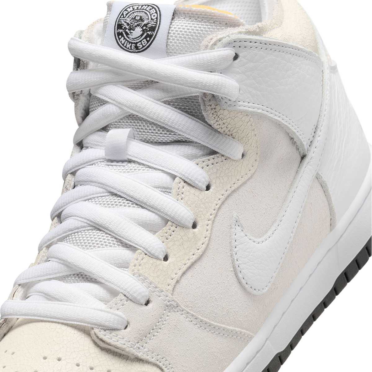 Anti Hero x Nike SB Dunk High White/White-Black