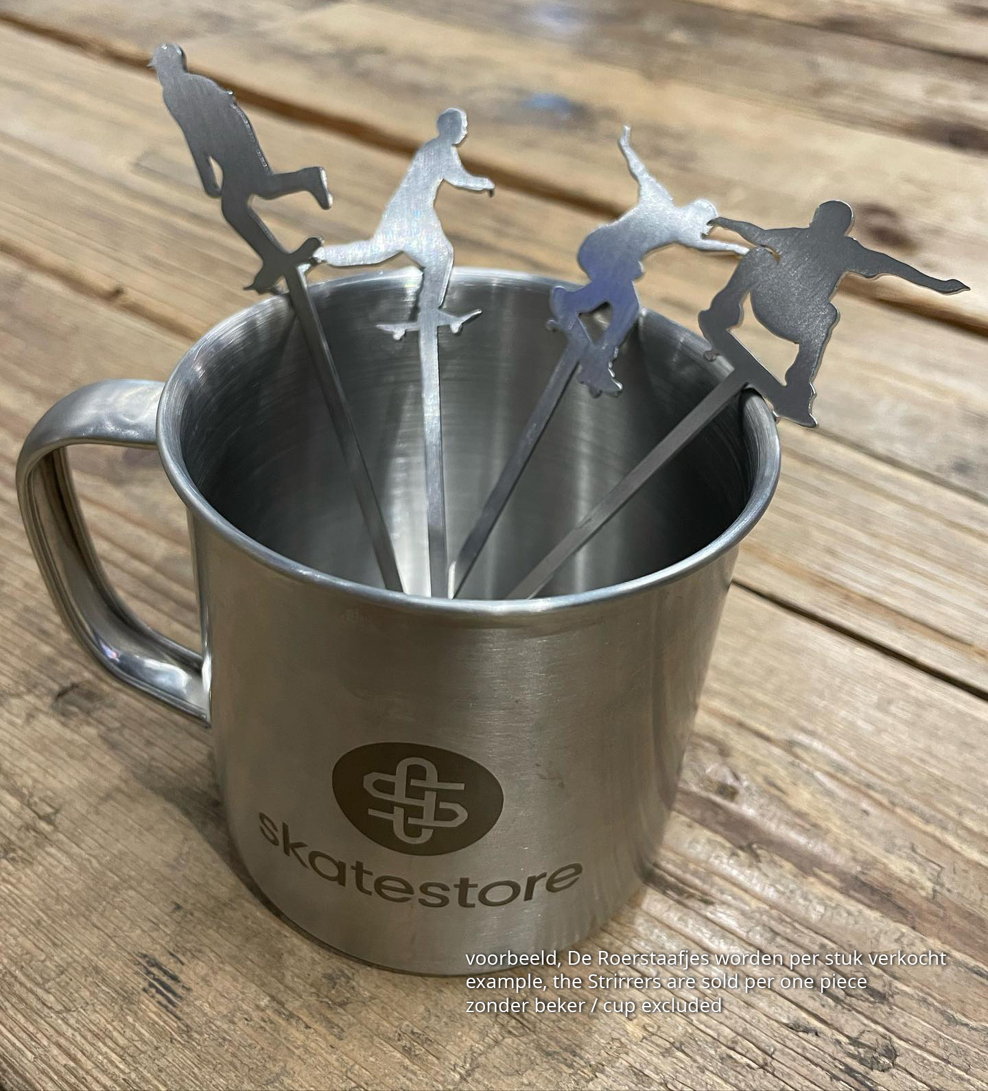 Skatestore Stainless Steel Coffee Stirrer #3 Nose Bonk Skatestore Stainless Steel Coffee Stirrer #3 Nose Bonk