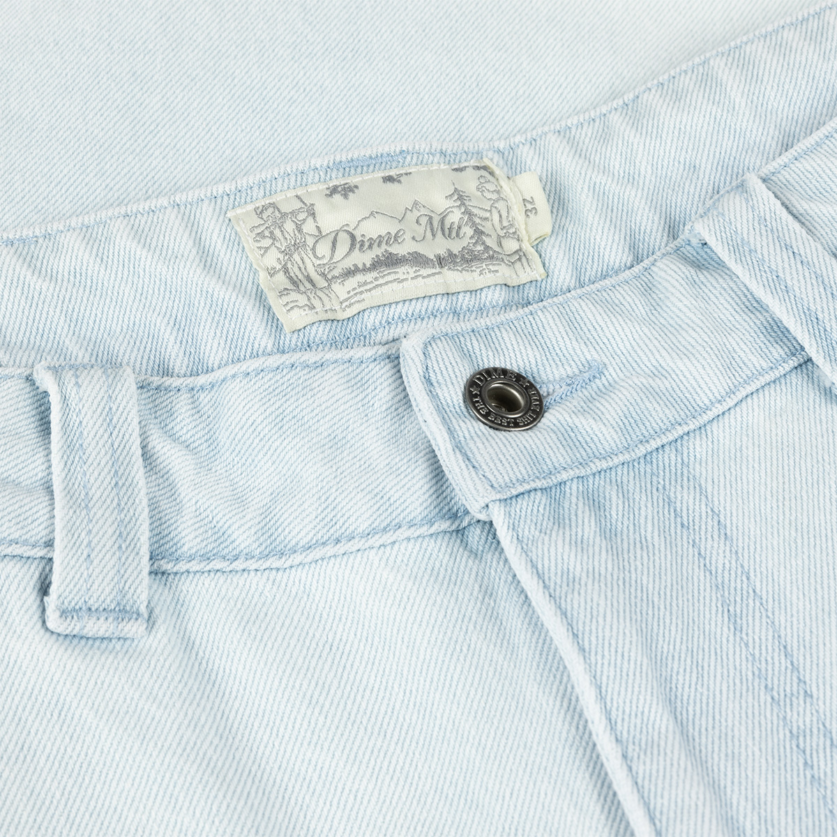 Dime Classic Denim Shorts Faded Blue Dime Classic Denim Shorts Faded Blue
