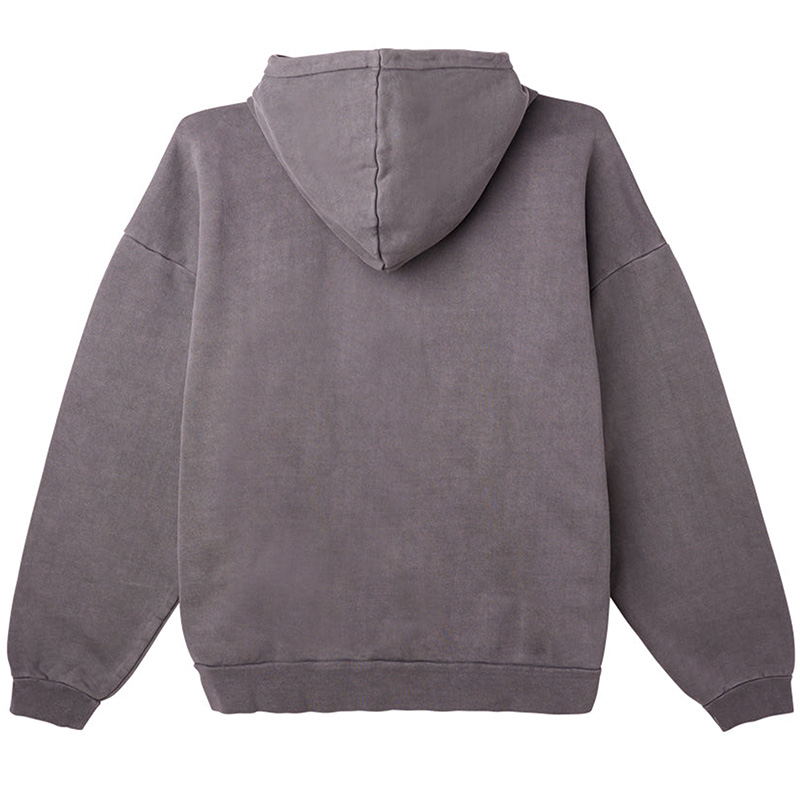Obey Lowercase Pigment Hooded Sweater Pigment Digital Black