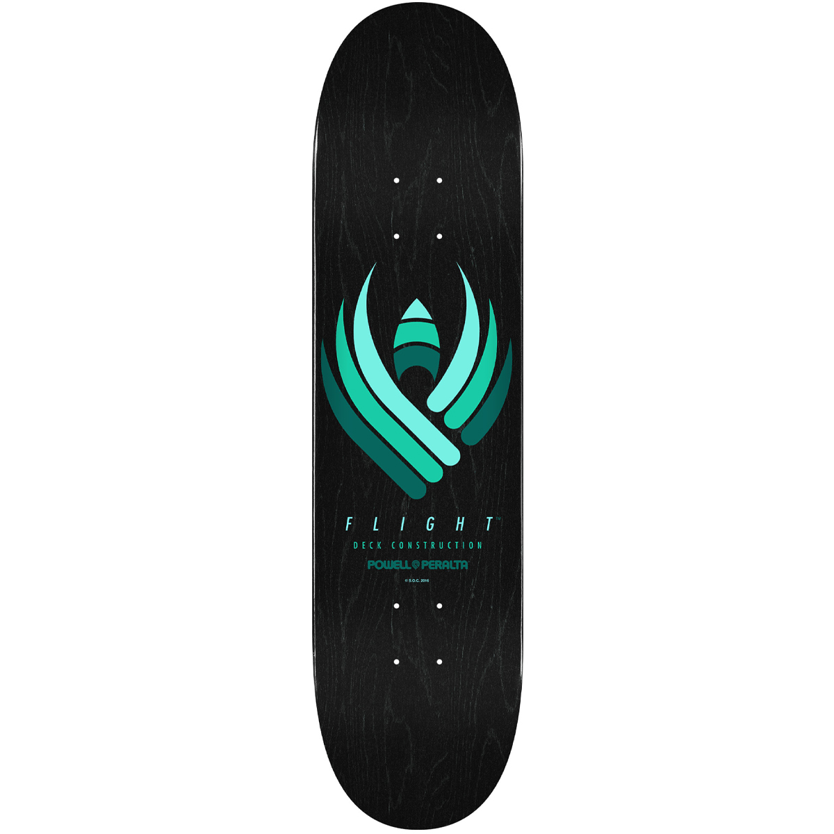 Powell Peralta FLIGHT Retro 2019 Skateboard Deck Black K26 Shape 8.5