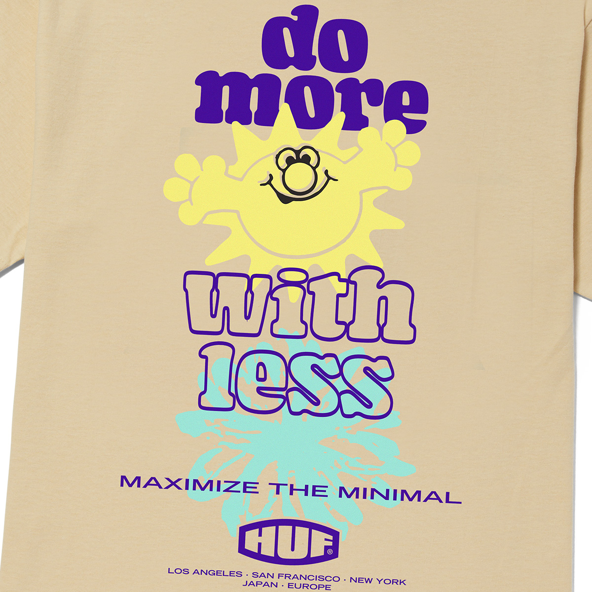 HUF Maximize T-Shirt Wheat HUF Maximize T-Shirt Wheat