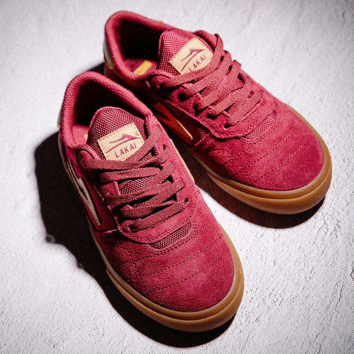Lakai Cambridge Kids Burgundy Suede Lakai Cambridge Kids Burgundy Suede