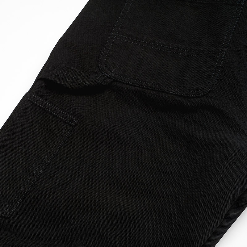 Carhartt WIP Double Knee Pants Black Rinsed Carhartt WIP Double Knee Pants Black Rinsed