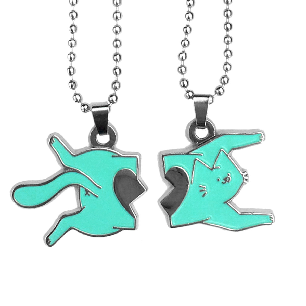 Leon Karssen Bff Ayyleon Pendant Set Silver Green Leon Karssen Bff Ayyleon Pendant Set Silver Green