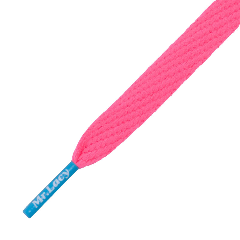 Mr.Lacy Flatties Junior Colored Tip Neon Pink/Mellow Blue Mr.Lacy Flatties Junior Colored Tip Neon Pink/Mellow Blue