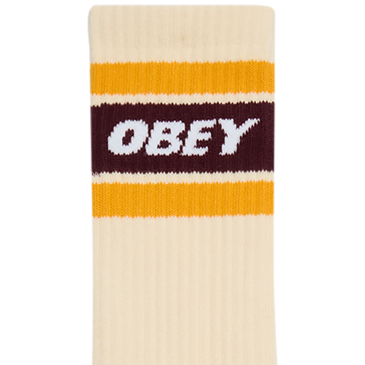 Obey Cooper II Socks Unbleached/Zinfandel