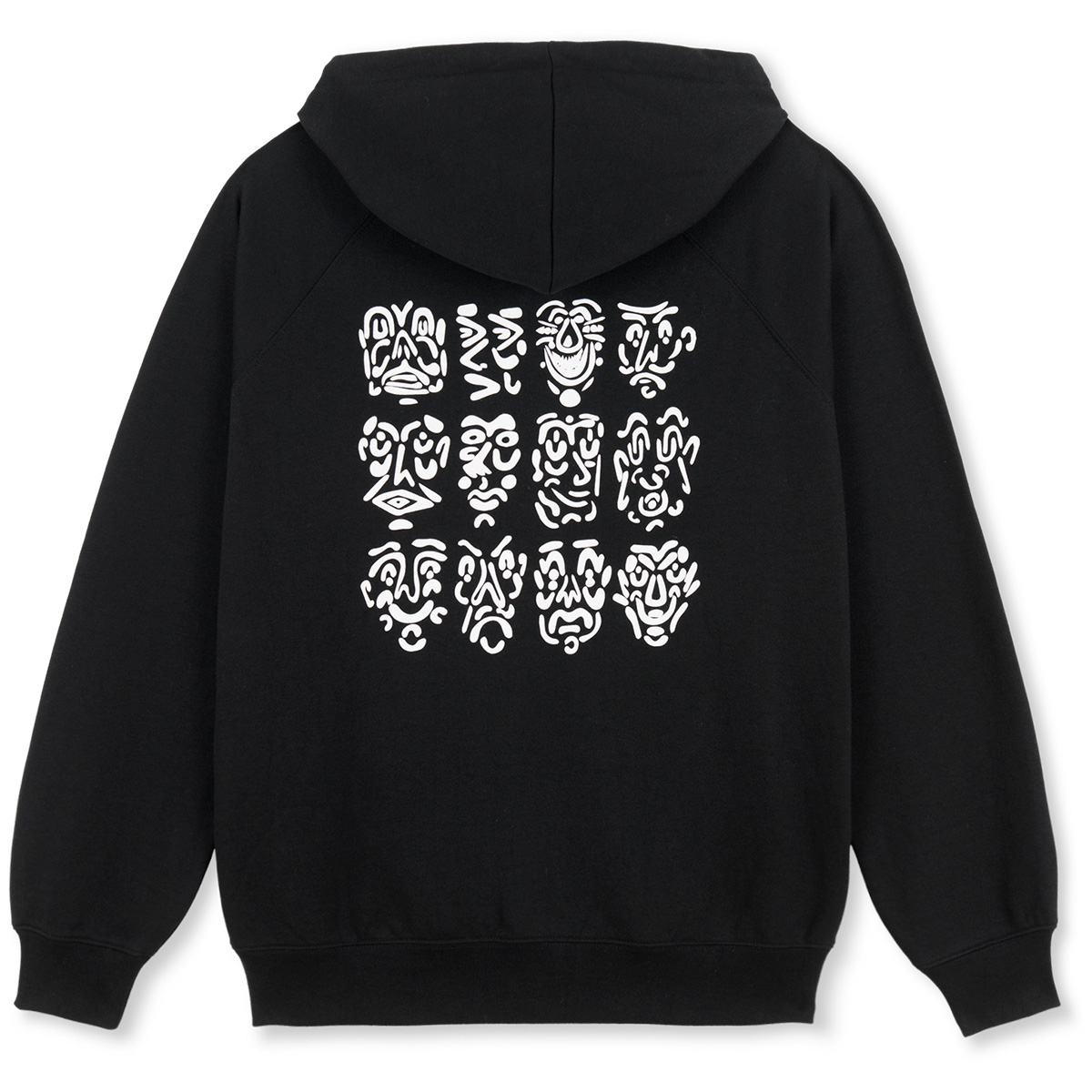 Polar 12 Faces Default Zip Hoodie Black Polar 12 Faces Default Zip Hoodie Black
