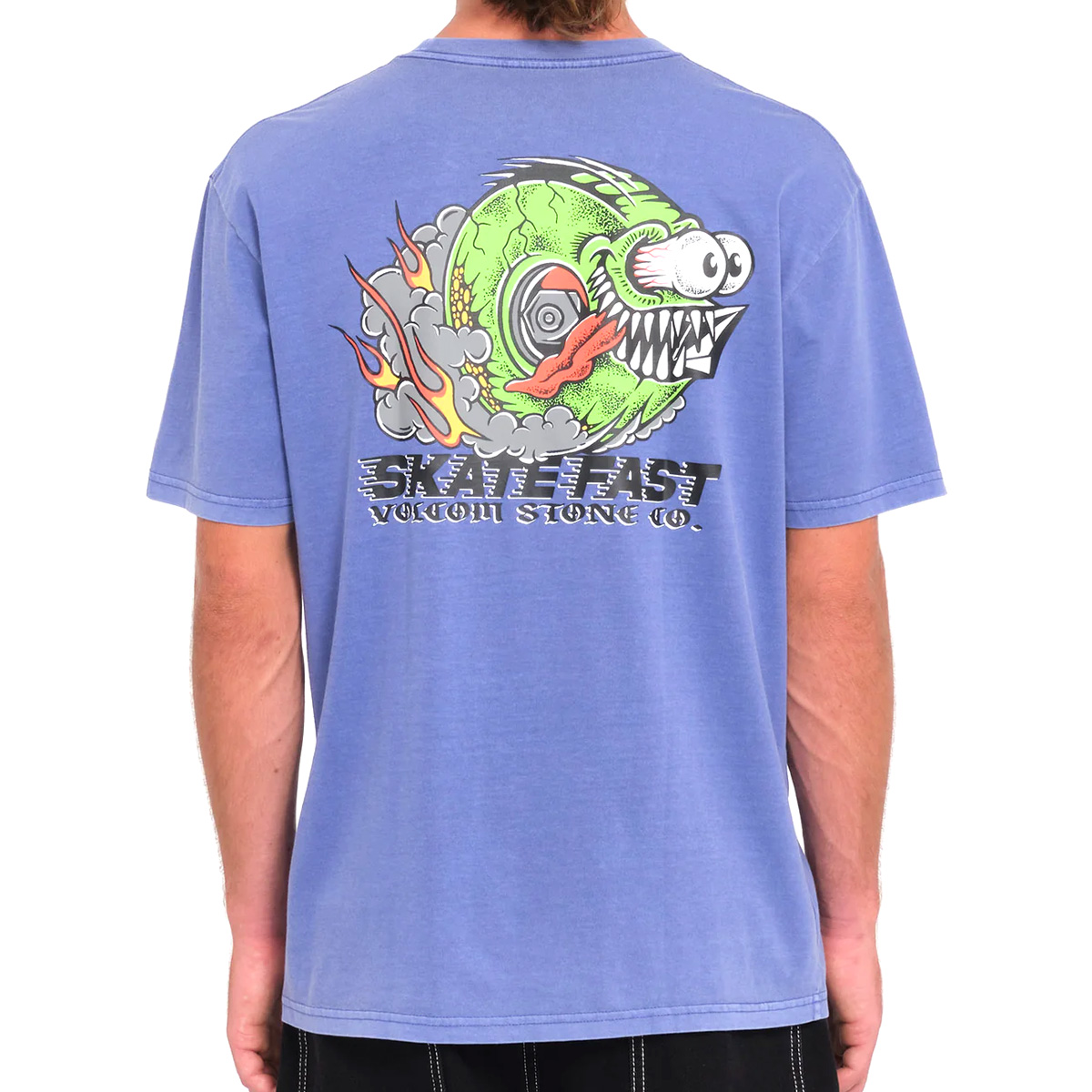 Volcom Crazee Wheel T-Shirt Ballpoint Blue