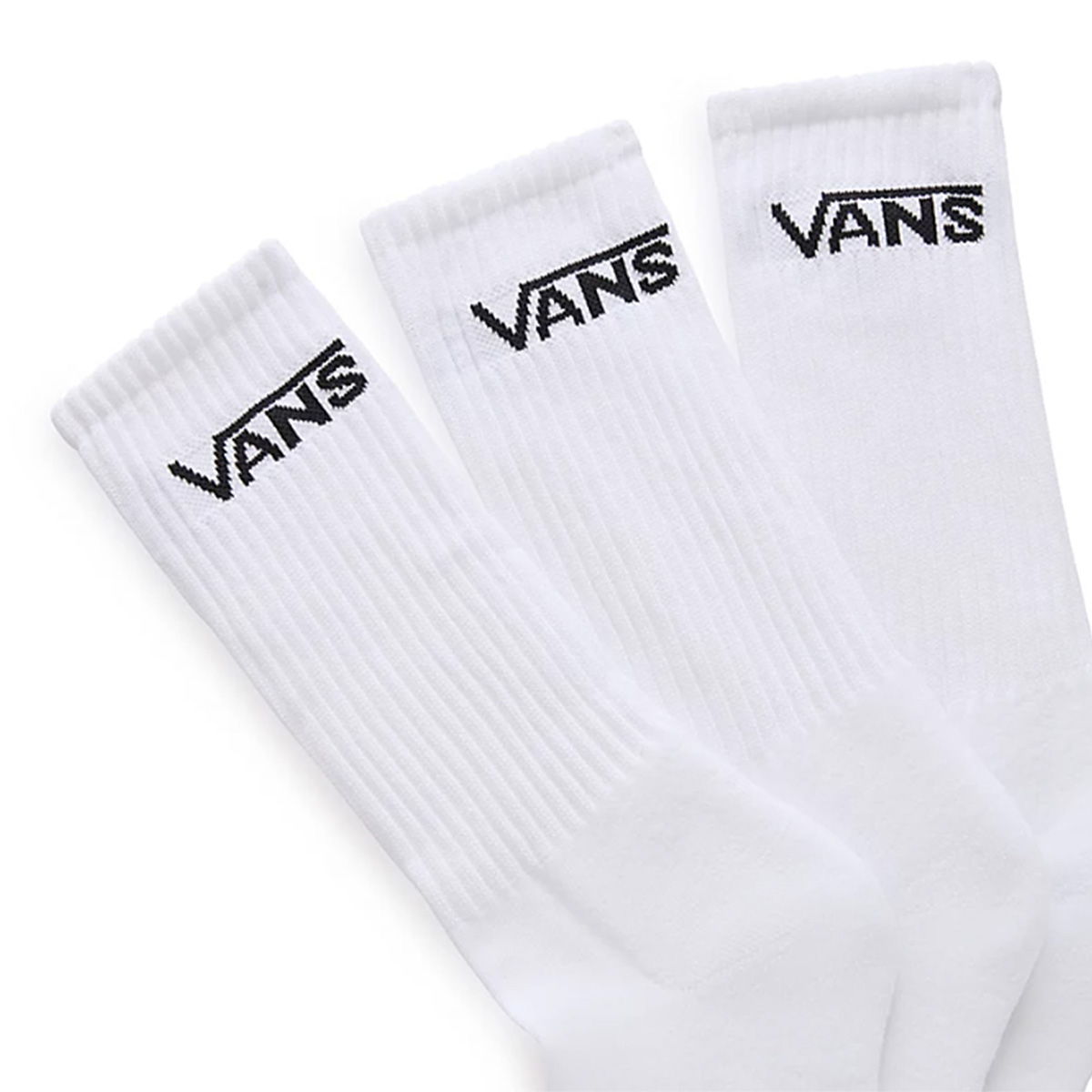 Vans Classic Crew Rox Socks White 3-Pack Vans Classic Crew Rox Socks White 3-Pack