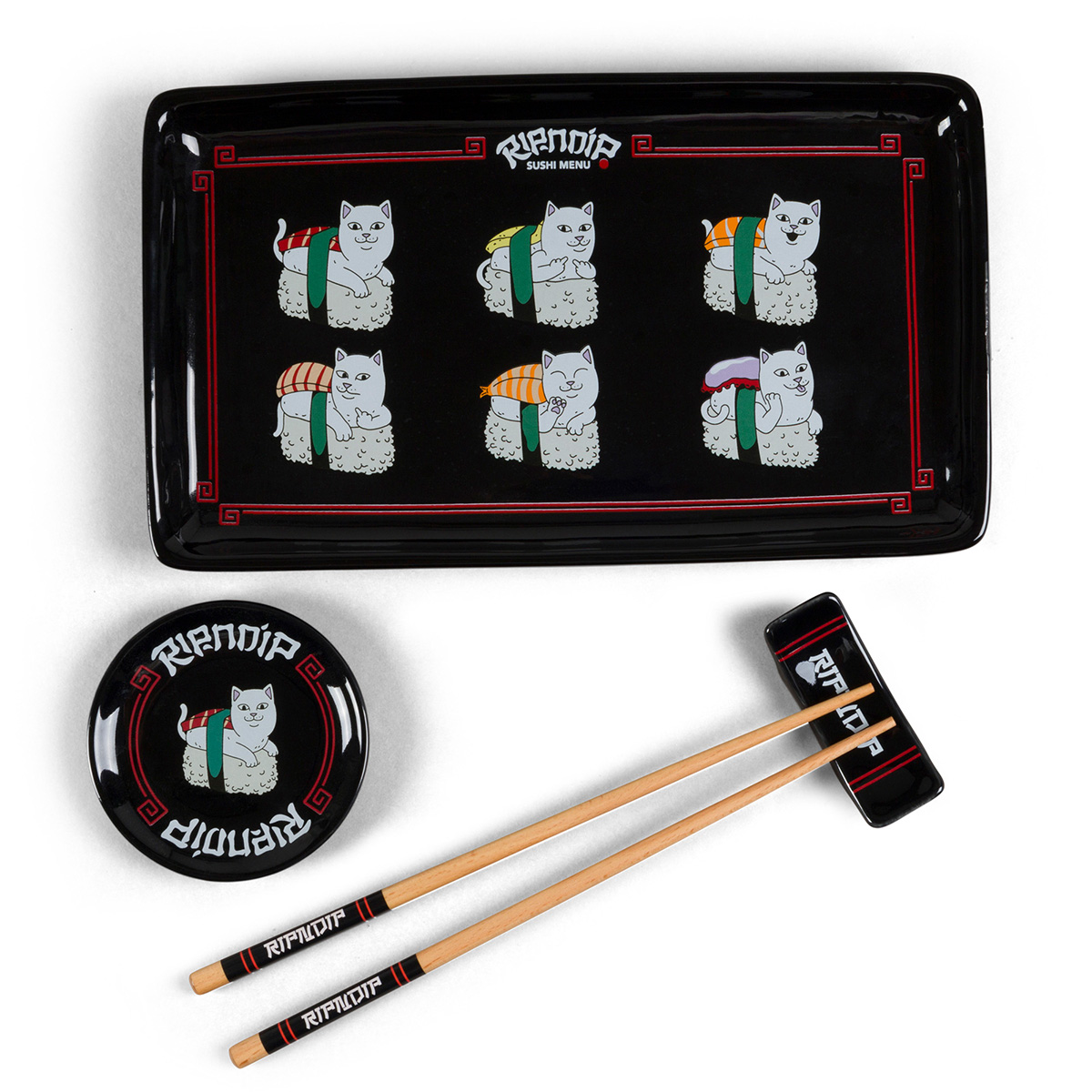 RipnDip Sushi Nerm Sushi Set Black RipnDip Sushi Nerm Sushi Set Black