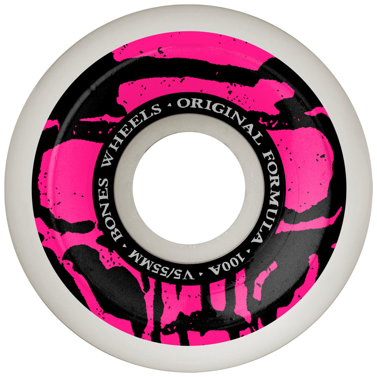 Bones Mummy O.G. Formula V5 Sidecut Wheels 100A White 55mm Bones Mummy O.G. Formula V5 Sidecut Wheels 100A White 55mm