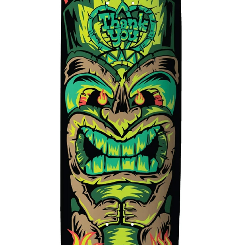 Thank You Daewon Song Tiki Skateboard Deck Multi 8.0