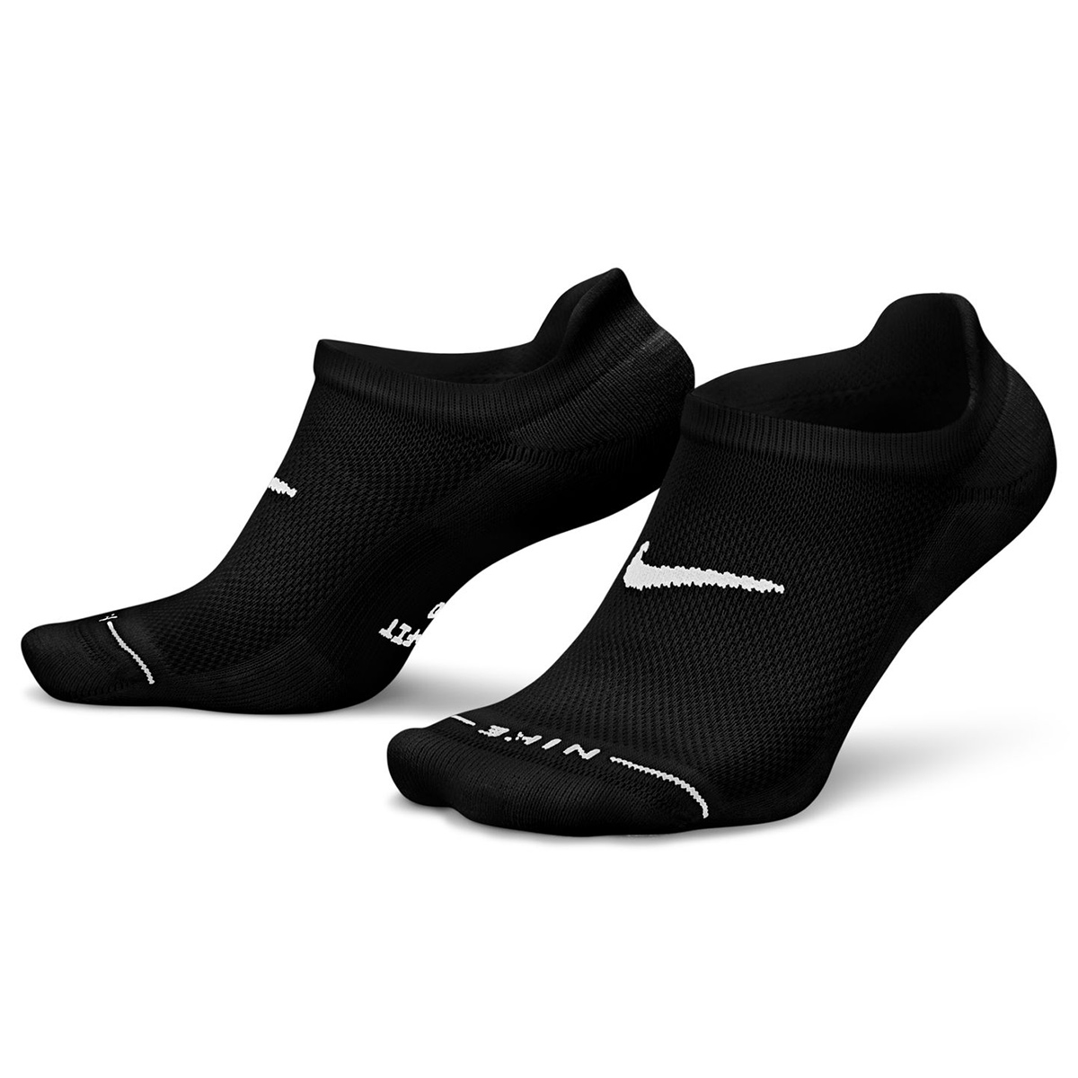 Nike SB Everyday Elevated No-Show Socks 3-Pack Black/White