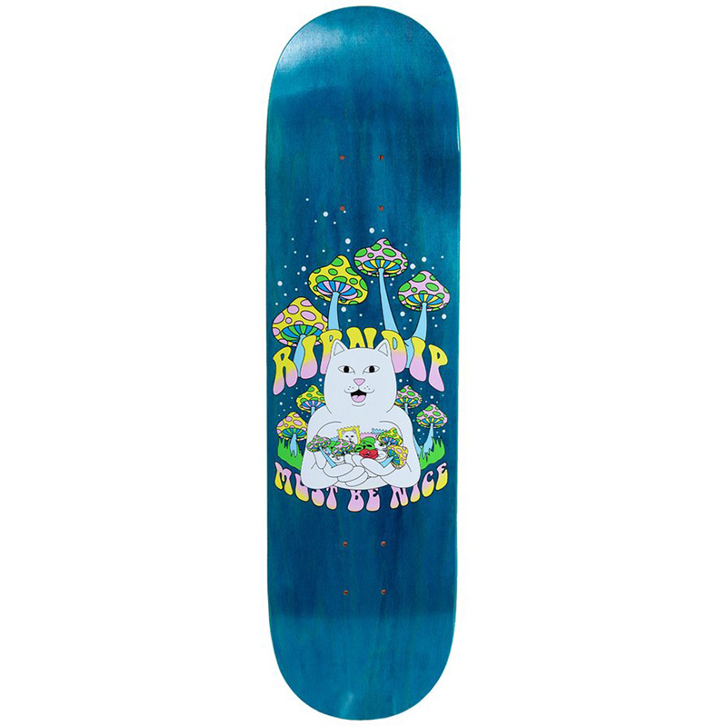 RIPNDIP Trippy Treatz Skateboard Deck Blue 8.0