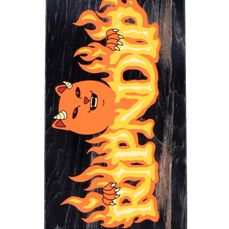 RIPNDIP Devils Work Skateboard Deck Black 8.25