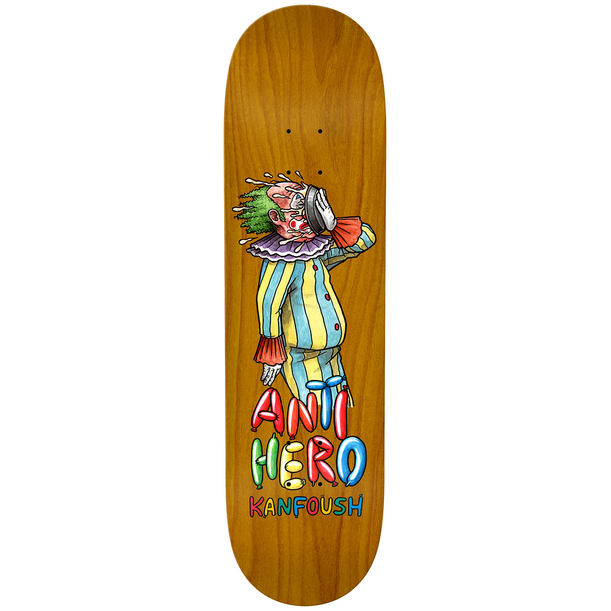Anti hero Kanfoush Bozos Skateboard Deck 8.5