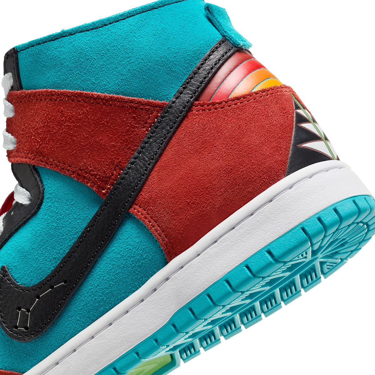 Nike SB Dunk High Decon Turquoise Blue/Black-Rugged Orange Nike SB Dunk High Decon Turquoise Blue/Black-Rugged Orange