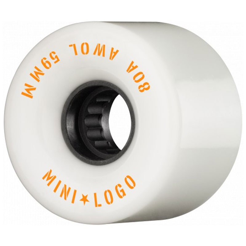 Mini Logo AWOL Wheels 80A White 59mm