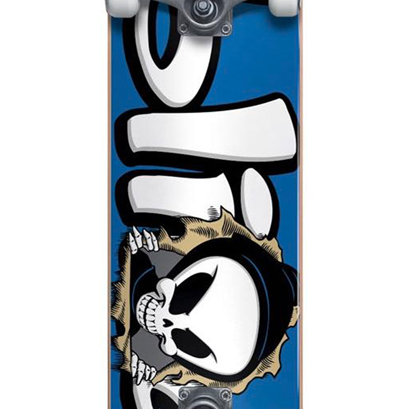 Blind Bust Out Reaper FP Soft Wheels Complete Skateboard Blue 7.625 Blind Bust Out Reaper FP Soft Wheels Complete Skateboard Blue 7.625