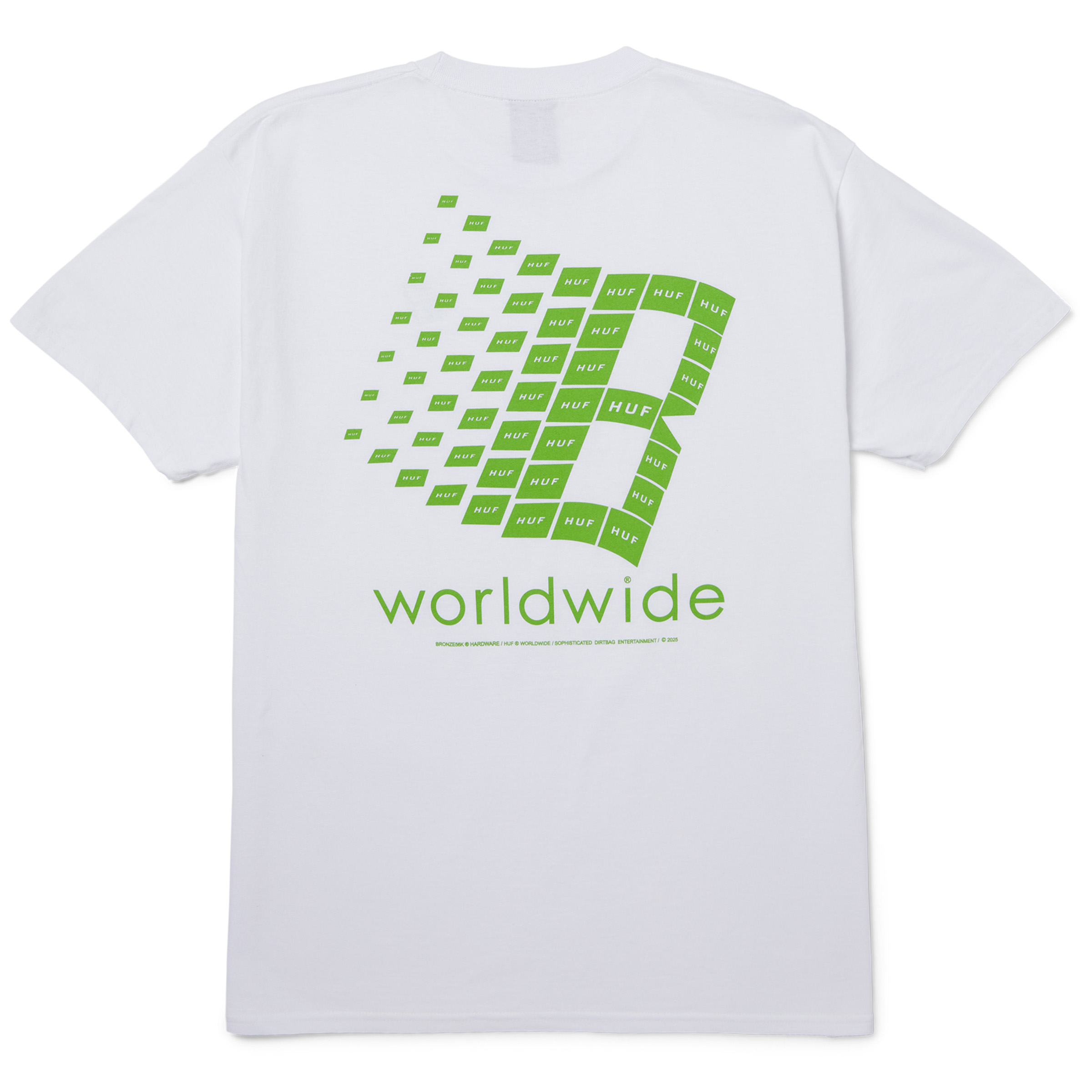 HUF X Bronze 56K T-Shirt White HUF X Bronze 56K T-Shirt White