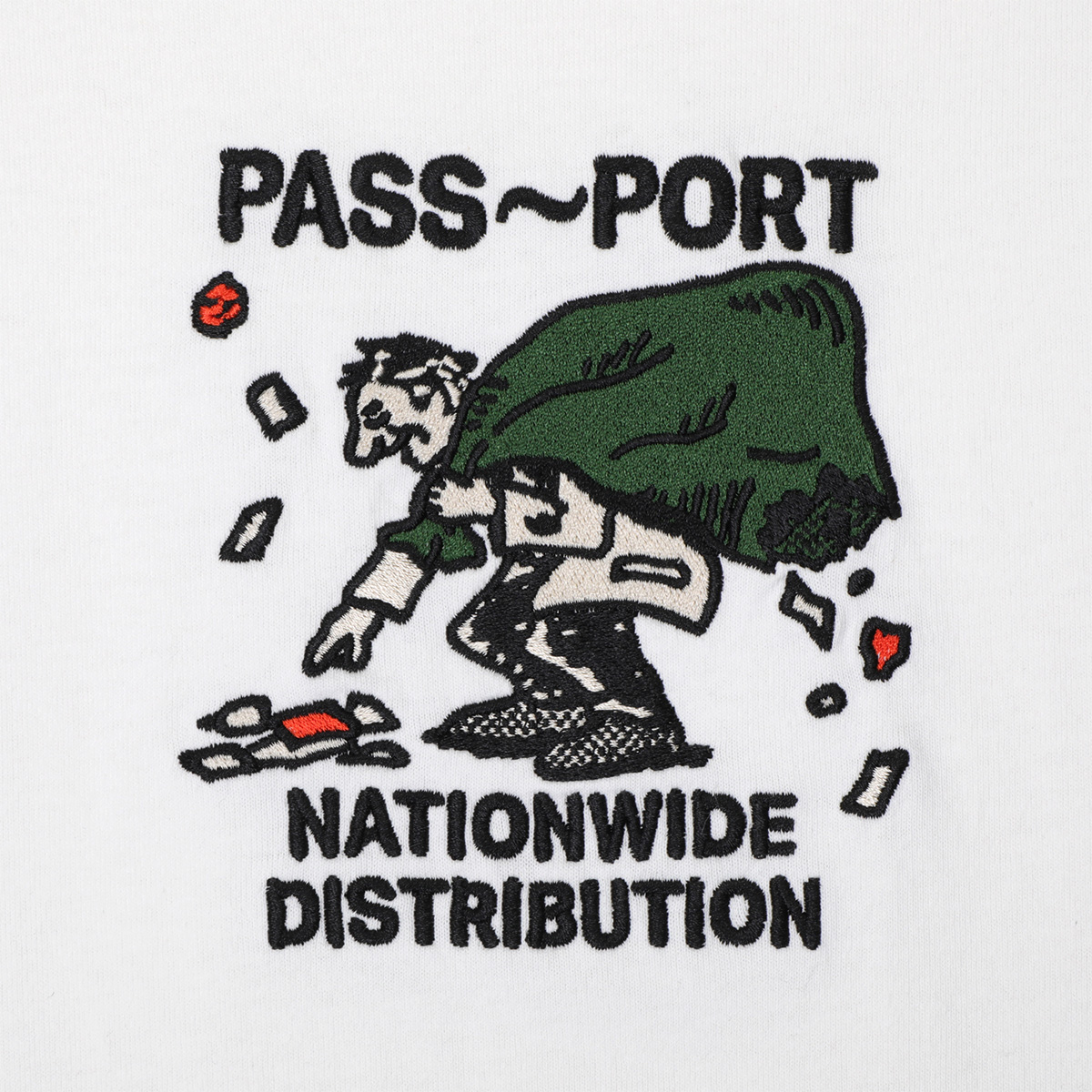 Pass Port Distribution T-Shirt White