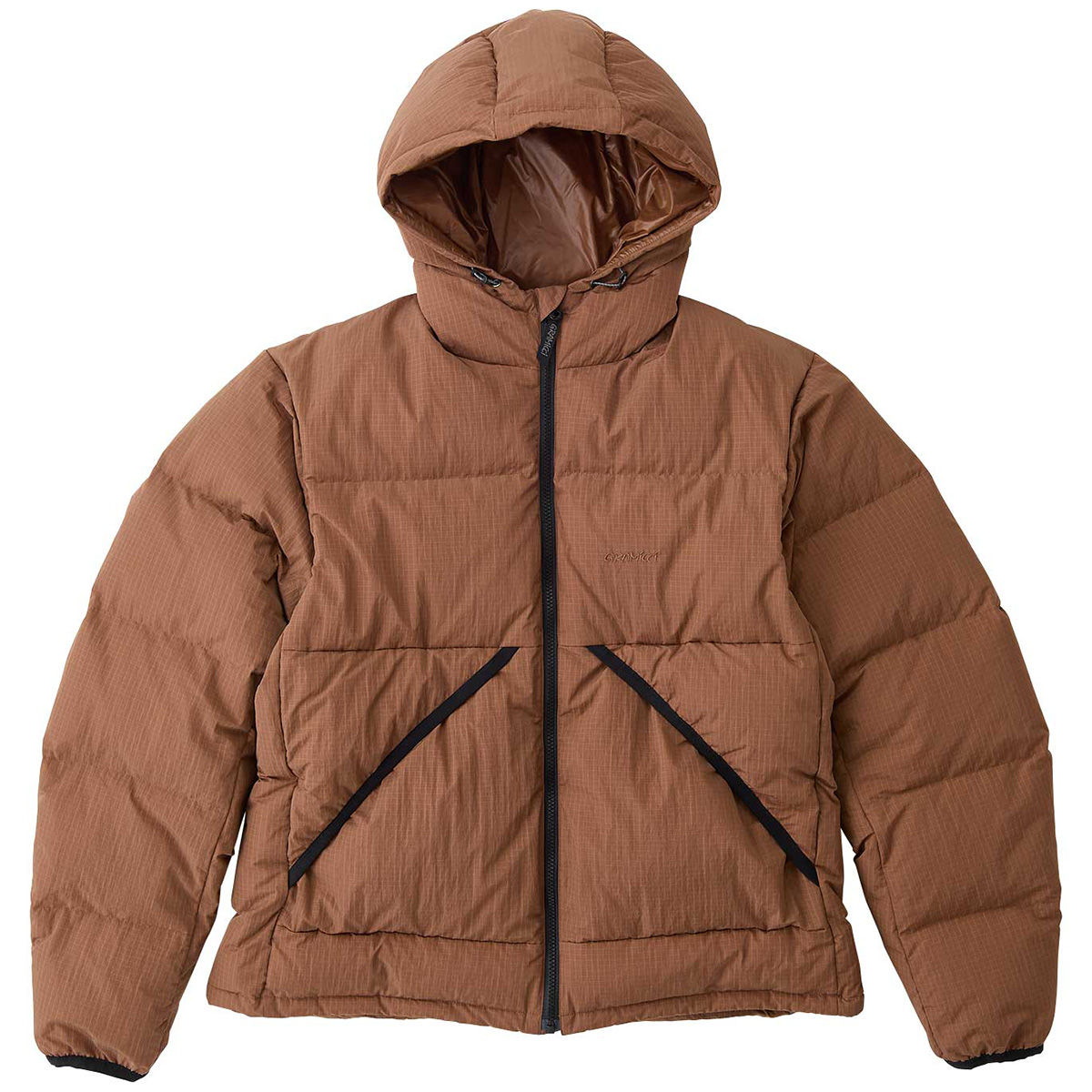 Gramicci Down Puffer Hooded Jacket Brown Gramicci Down Puffer Hooded Jacket Brown