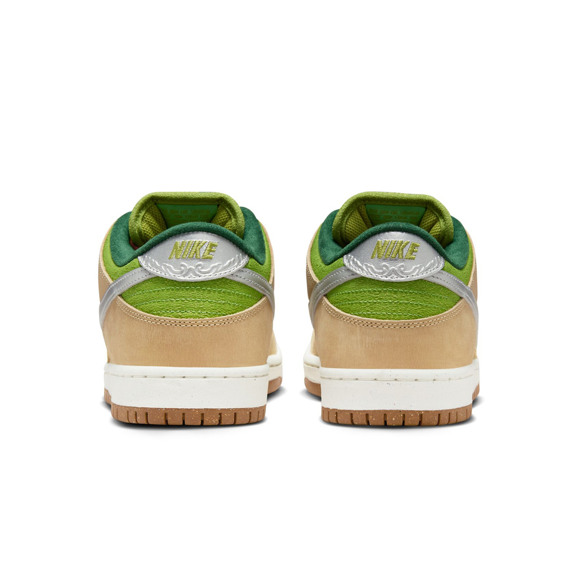 Nike SB Dunk Low Pro WC Sesame/Metallic Silver/Pear/Fir Nike SB Dunk Low Pro WC Sesame/Metallic Silver/Pear/Fir