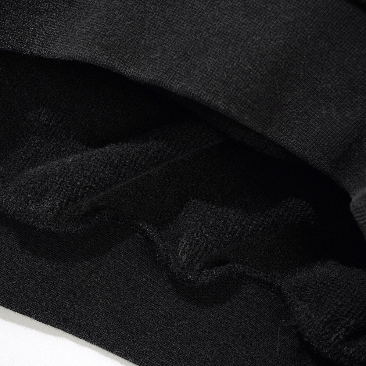 Butter Goods x Daniel Johnston Enemy Hooded Sweater Distressed Washed Black